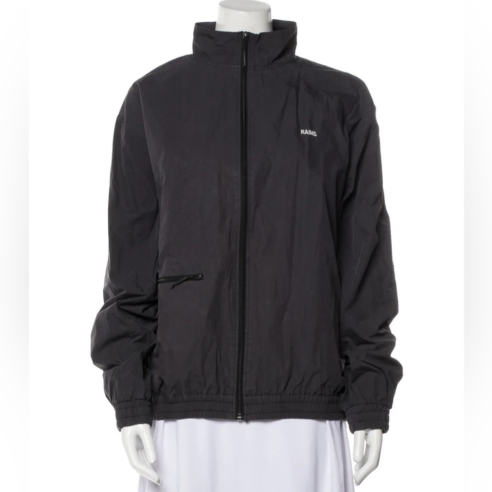RAINS Woven Jacket Black in Medium